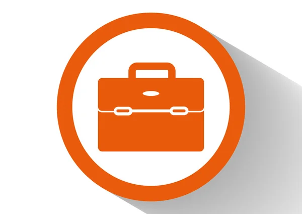 Business tas voor documenten pictogram — Stockvector