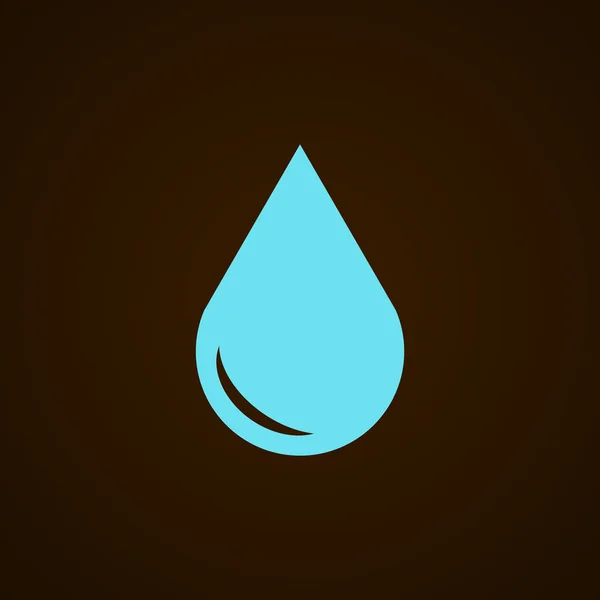 Folyékony droplet ikonra — Stock Vector