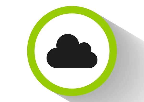 Icône web cloud — Image vectorielle