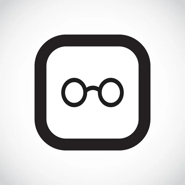 Icono de gafas redondeadas retro — Vector de stock