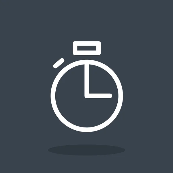 Εικονίδιο web χρονόμετρο με διακόπτη — Διανυσματικό Αρχείο