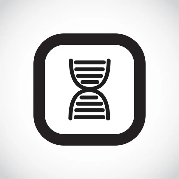 DNA genetics web pictogram — Stockvector