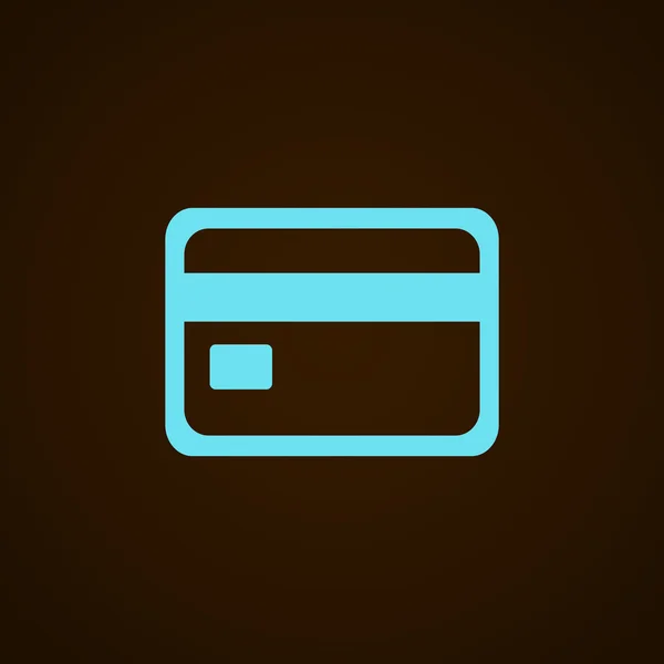 क्रेडिट कार्ड आइकन — स्टॉक वेक्टर