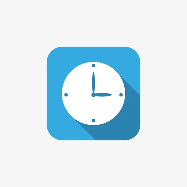 Einfache Uhr Web-Symbol — Stockvektor