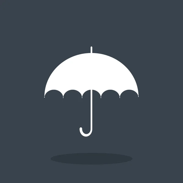 Icône web parapluie — Image vectorielle