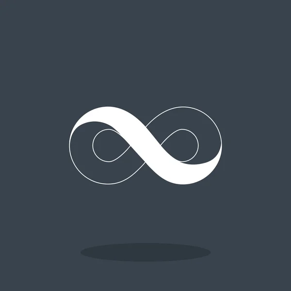 Infinity teken pictogram — Stockvector