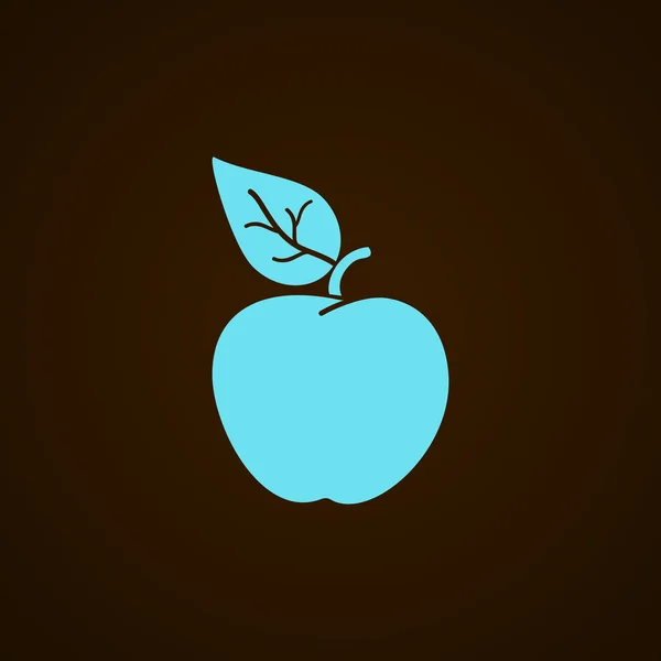Apple, icona Web — Vettoriale Stock