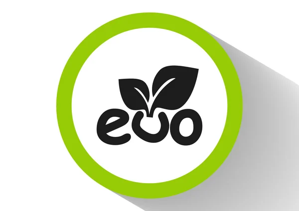 Sprout eco signo icono web — Vector de stock