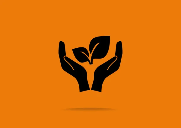 Sprout eco signo icono web — Vector de stock