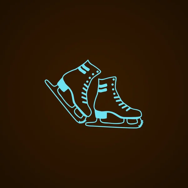 Patines icono web — Archivo Imágenes Vectoriales