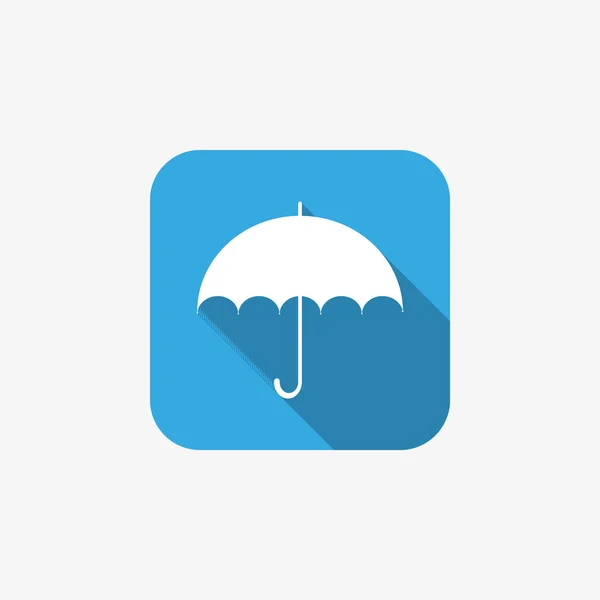 簡単な概要傘の web アイコン — ストックベクタ