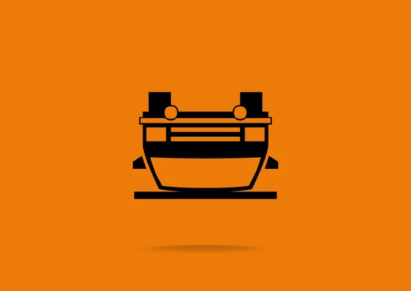 Kırık araba web simgesi — Stok Vektör