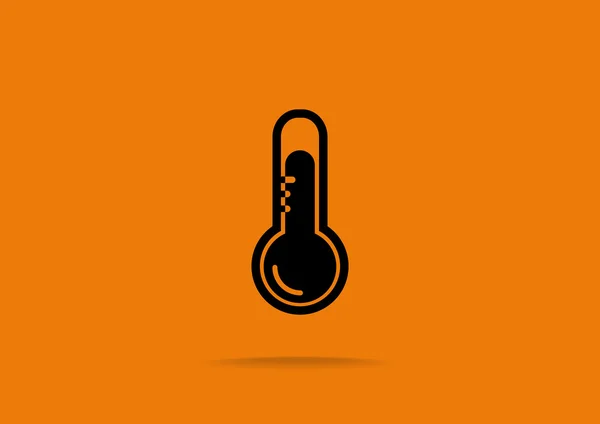 Icono web de temperatura — Vector de stock