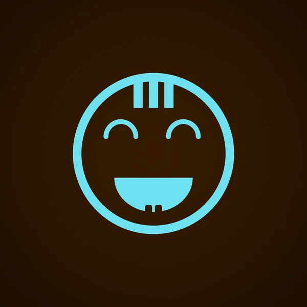 Happy Boy Web-Ikone — Stockvektor