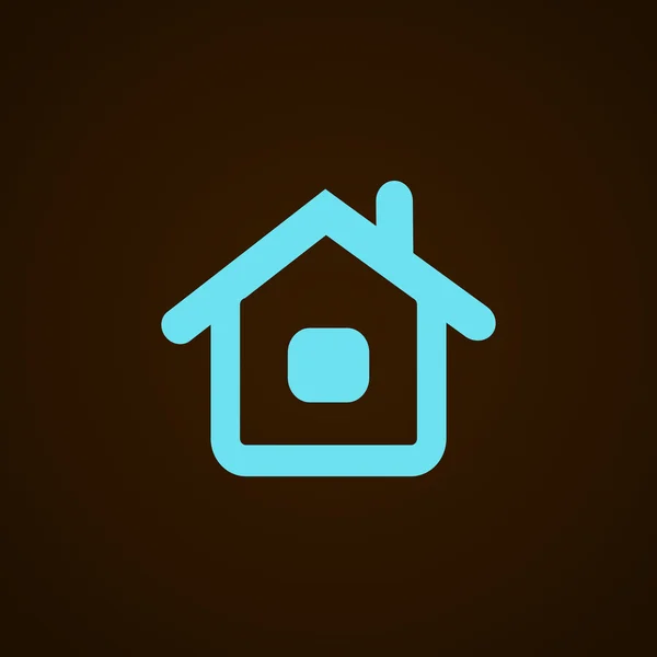 Huis web pictogram — Stockvector