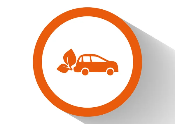 Eco combustible icono simple — Vector de stock