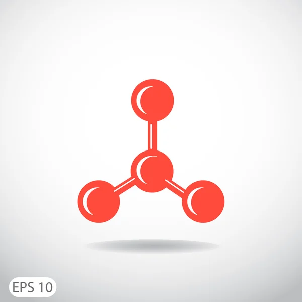 Icono compuesto molecular — Vector de stock