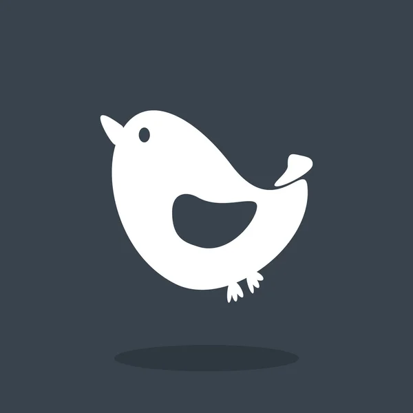 Web bird icon — Stock Vector