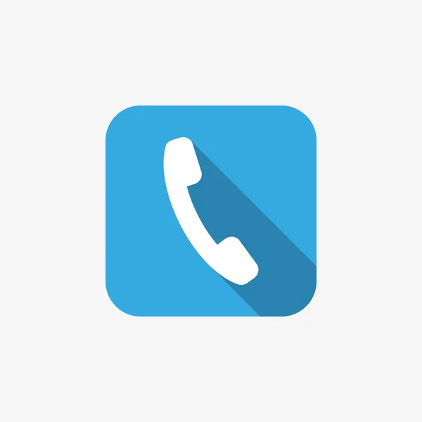 Telefoongesprek web pictogram — Stockvector