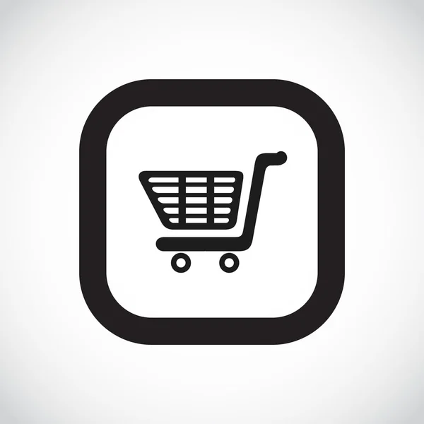 Shopping cart simple web icon — Stock Vector