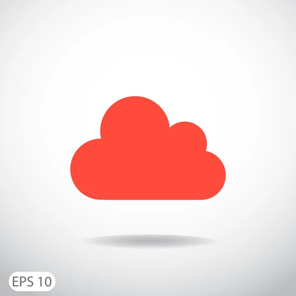 Nube icono web — Archivo Imágenes Vectoriales