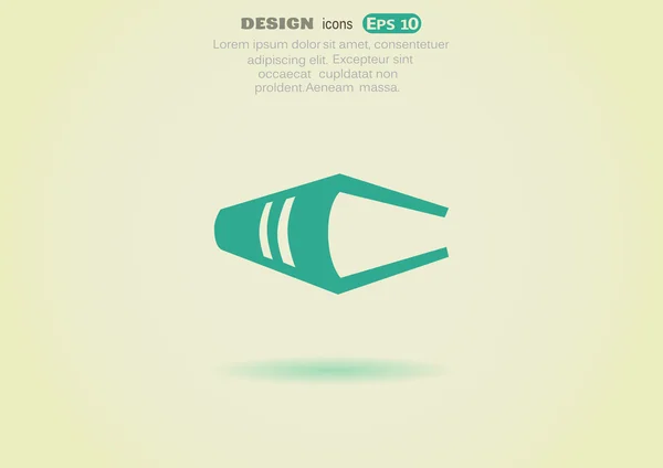 Libro icono web — Vector de stock