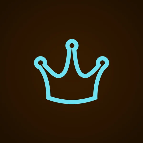 Kroon VIP-pictogram — Stockvector