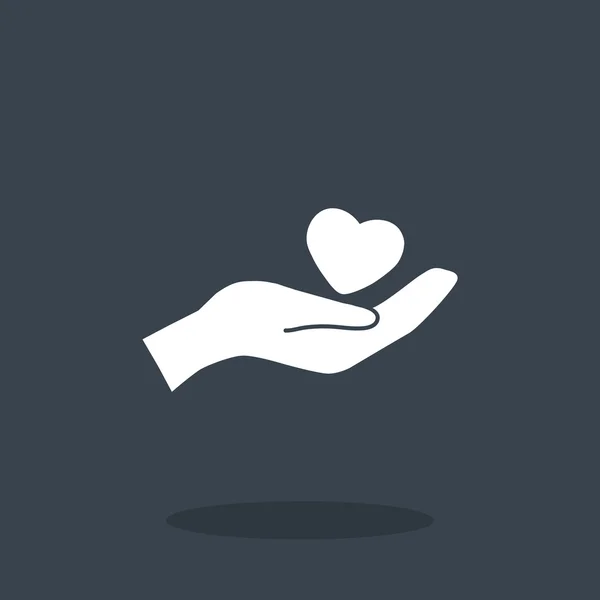 Icono web de caridad — Archivo Imágenes Vectoriales
