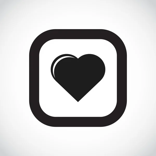Basit kalp web simgesi — Stok Vektör