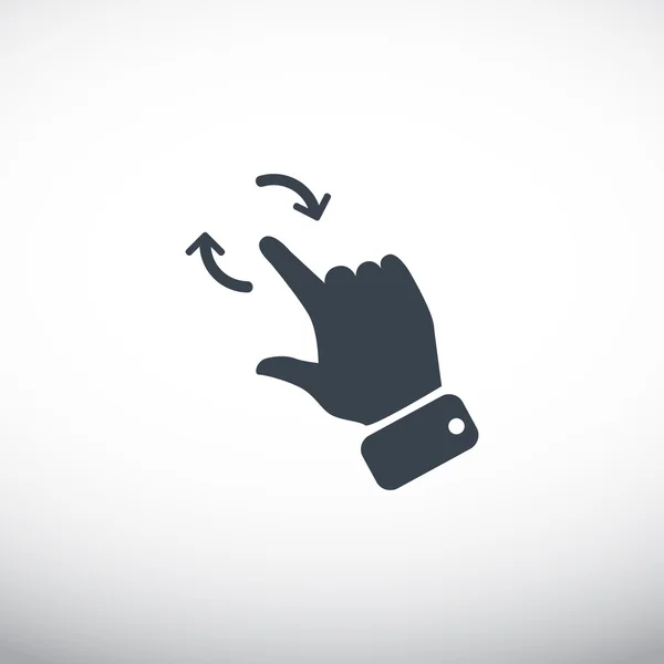 Operatie touch-pictogram — Stockvector