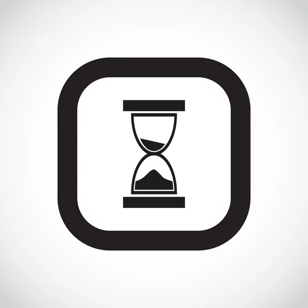 Icône web horloge sable — Image vectorielle
