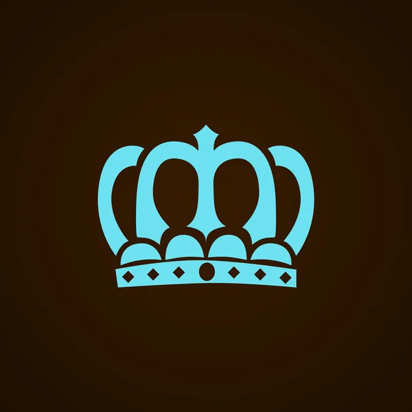 Corona icono VIP — Vector de stock