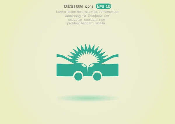 Auto accidente icono — Archivo Imágenes Vectoriales