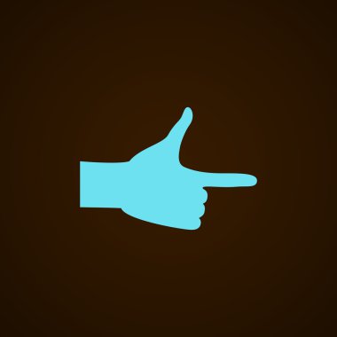 işaret parmağı, web simgesi