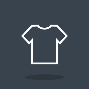 basit t-shirt simgesi