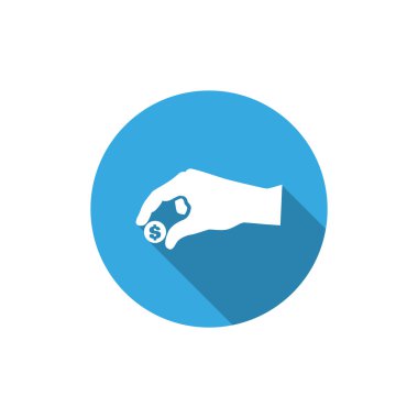 Anahat vektör çizim sadaka vermek