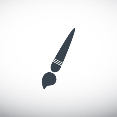 Basit fırça web simgesi