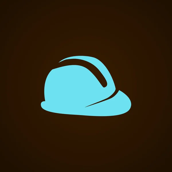 Строительная шляпа, веб-иконка — стоковый вектор