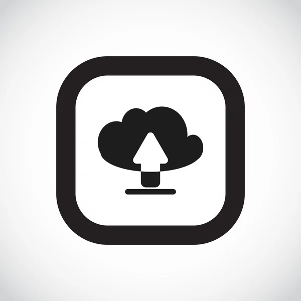 Symbole de téléchargement de fichiers Cloud — Image vectorielle