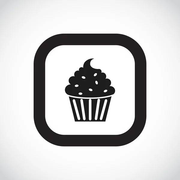 Веб- значок десерту кексу — стоковий вектор
