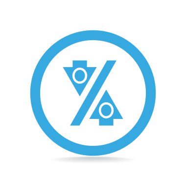 Yüzde işareti ile okları