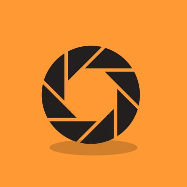 Objektif göz web simgesi