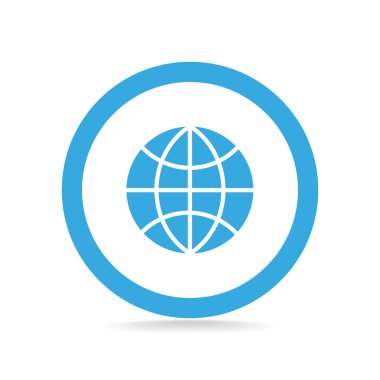 Basit küre web simgesi