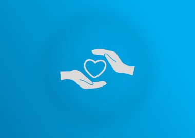 Eller basit simgesi kalp