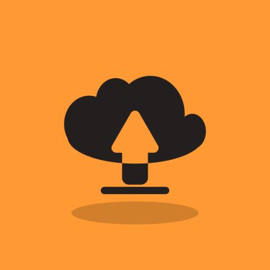 Bulut dosya karşıya yükleme simgesi