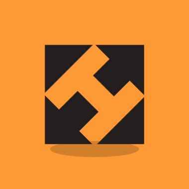 Kare üçgen simgesiyle