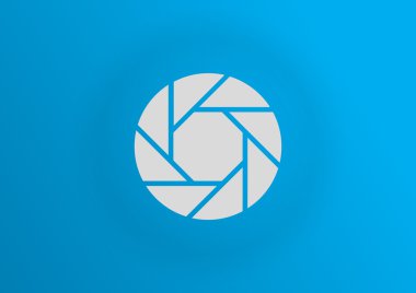 göz lens web simgesi