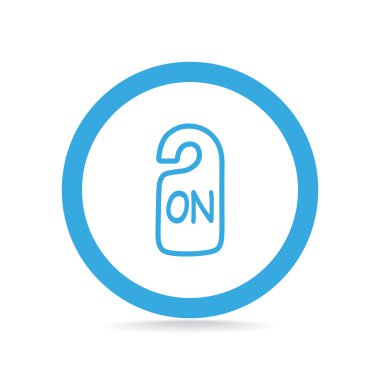 Etiket asılı üzerinde yazıt