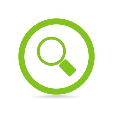 Büyütme cam simgesi