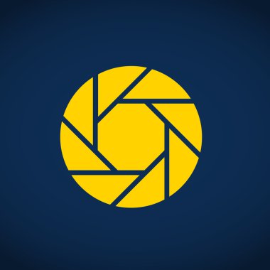 Objektif göz web simgesi